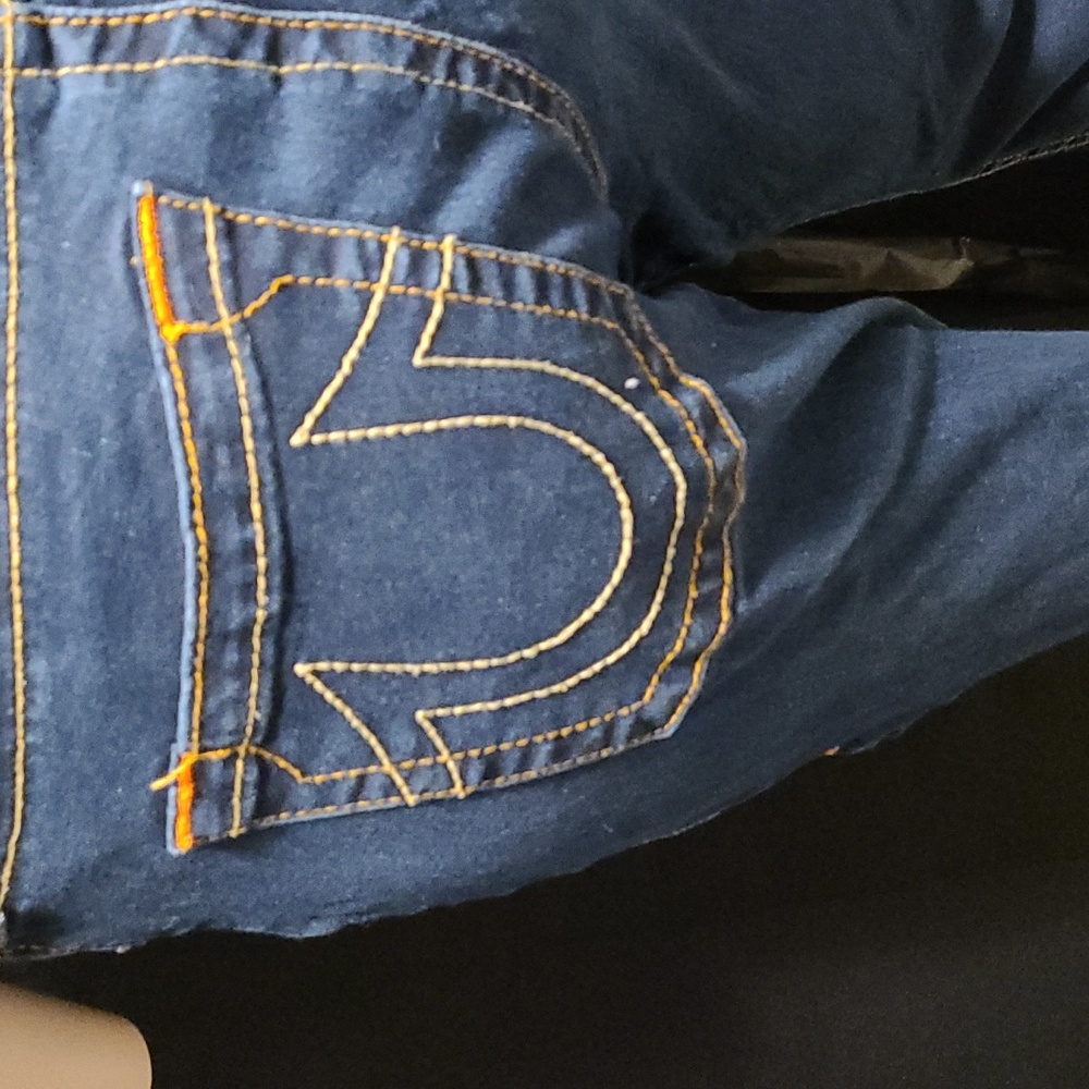True Religion Dark Blue Curvy Skinny Old Jeans Size 11 - Picture 8 of 12